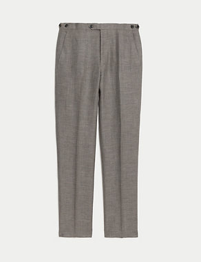 Tailored Fit Wool Rich Suit Trousers Image 2 of 8