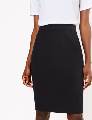 m&s midi pencil skirt