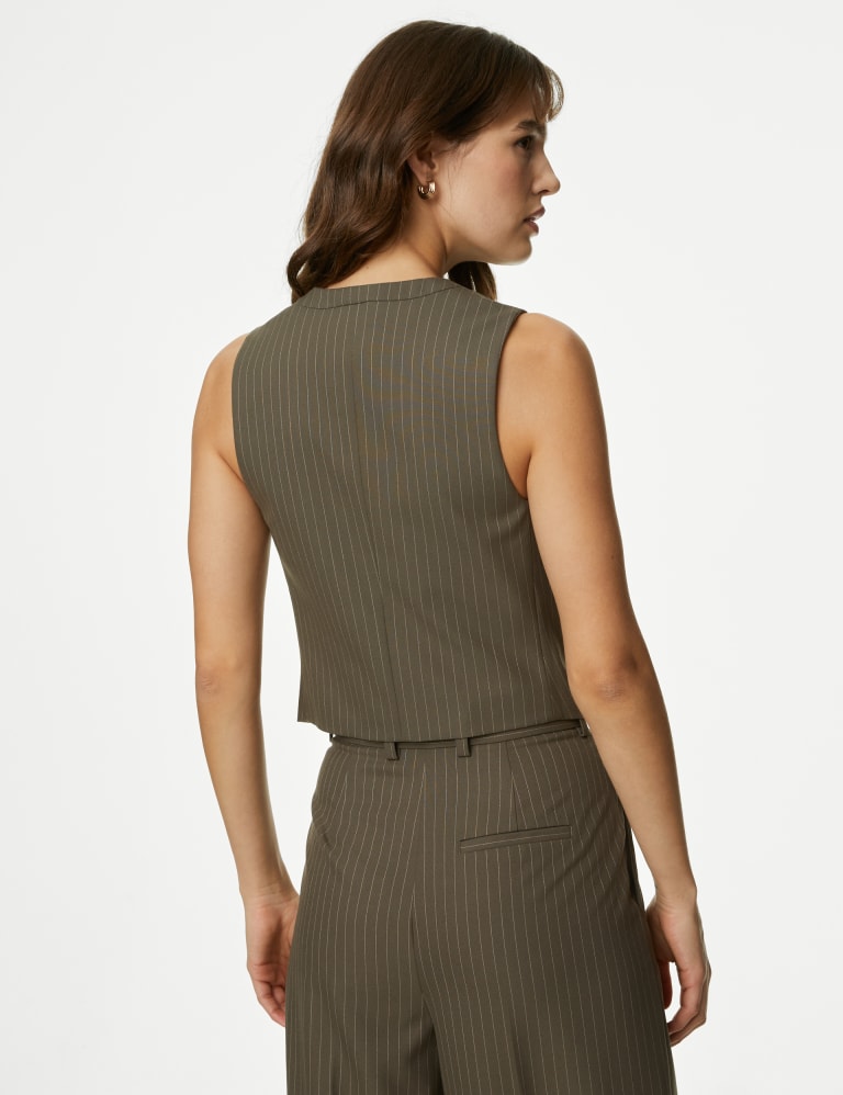 Tailored Pinstripe Waistcoat