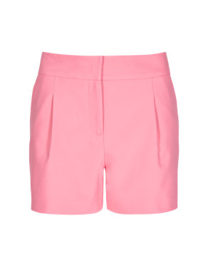 Tailored Pleated Shorts Image 2 of 4