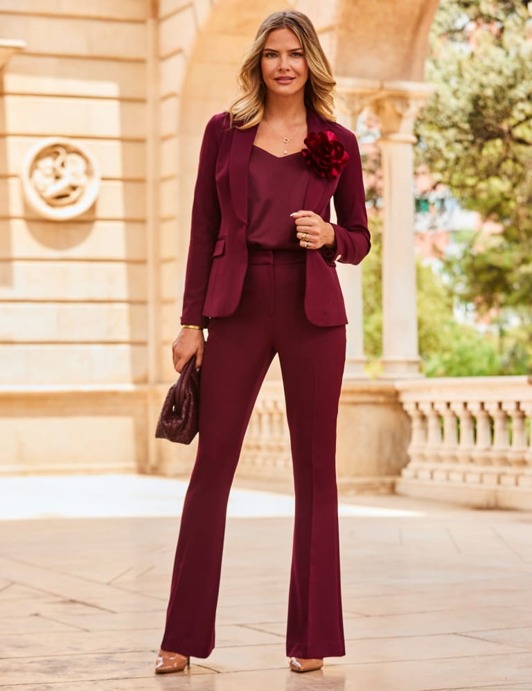 M&s red shop blazer