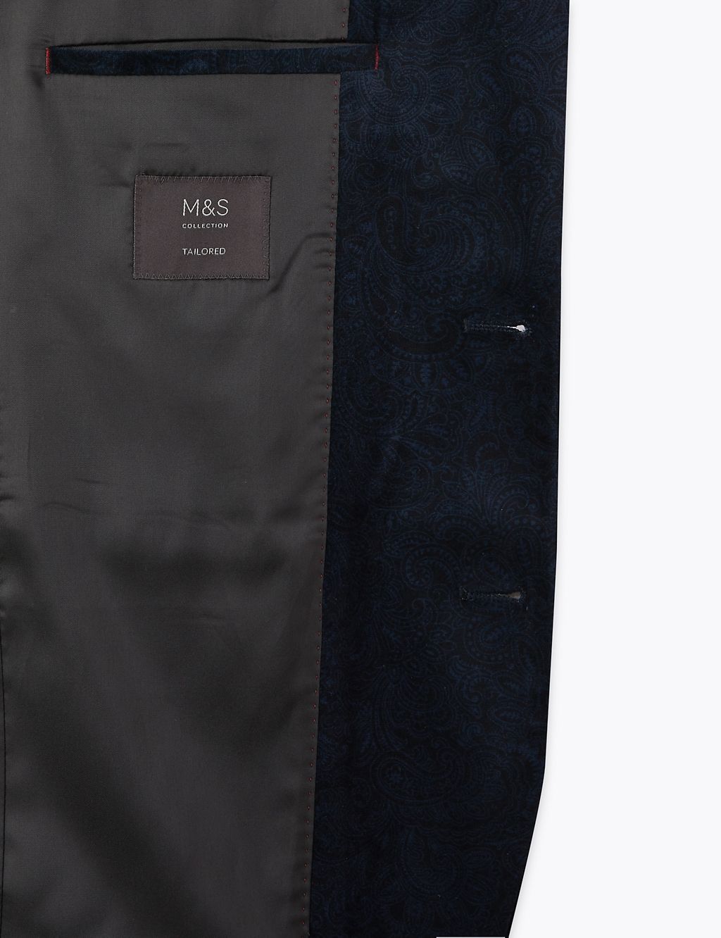 Tailored Velvet Printed Jacket 4 of 7