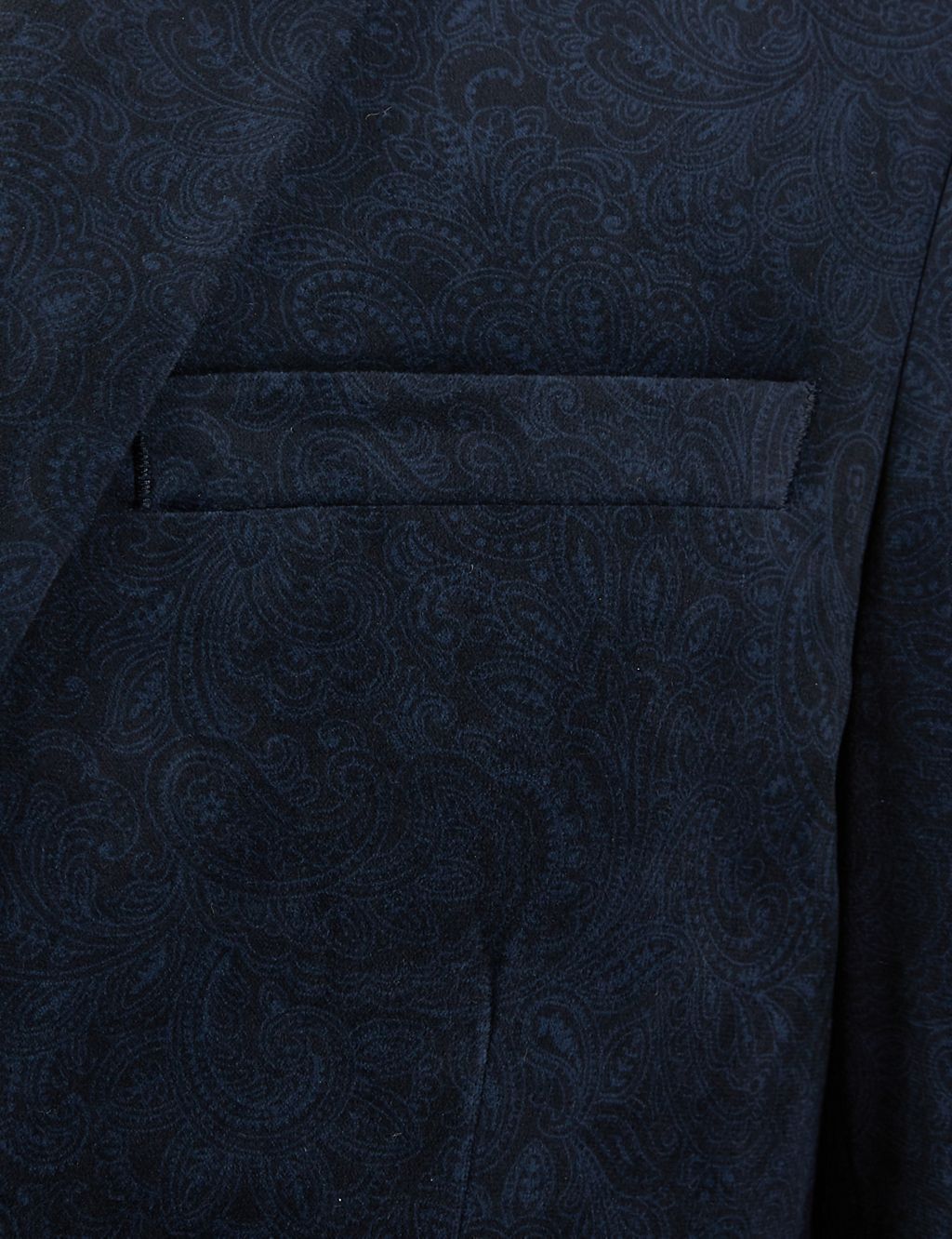 Tailored Velvet Printed Jacket 5 of 7