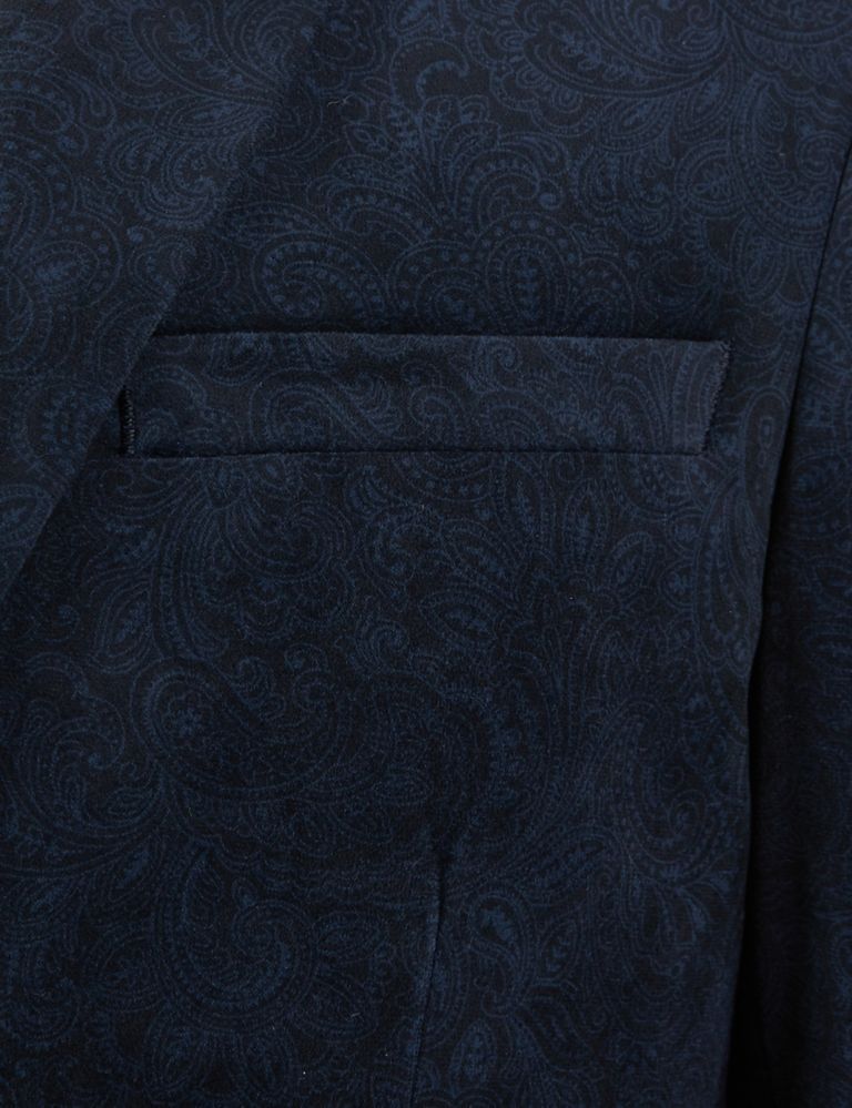 Tailored Velvet Printed Jacket 7 of 7
