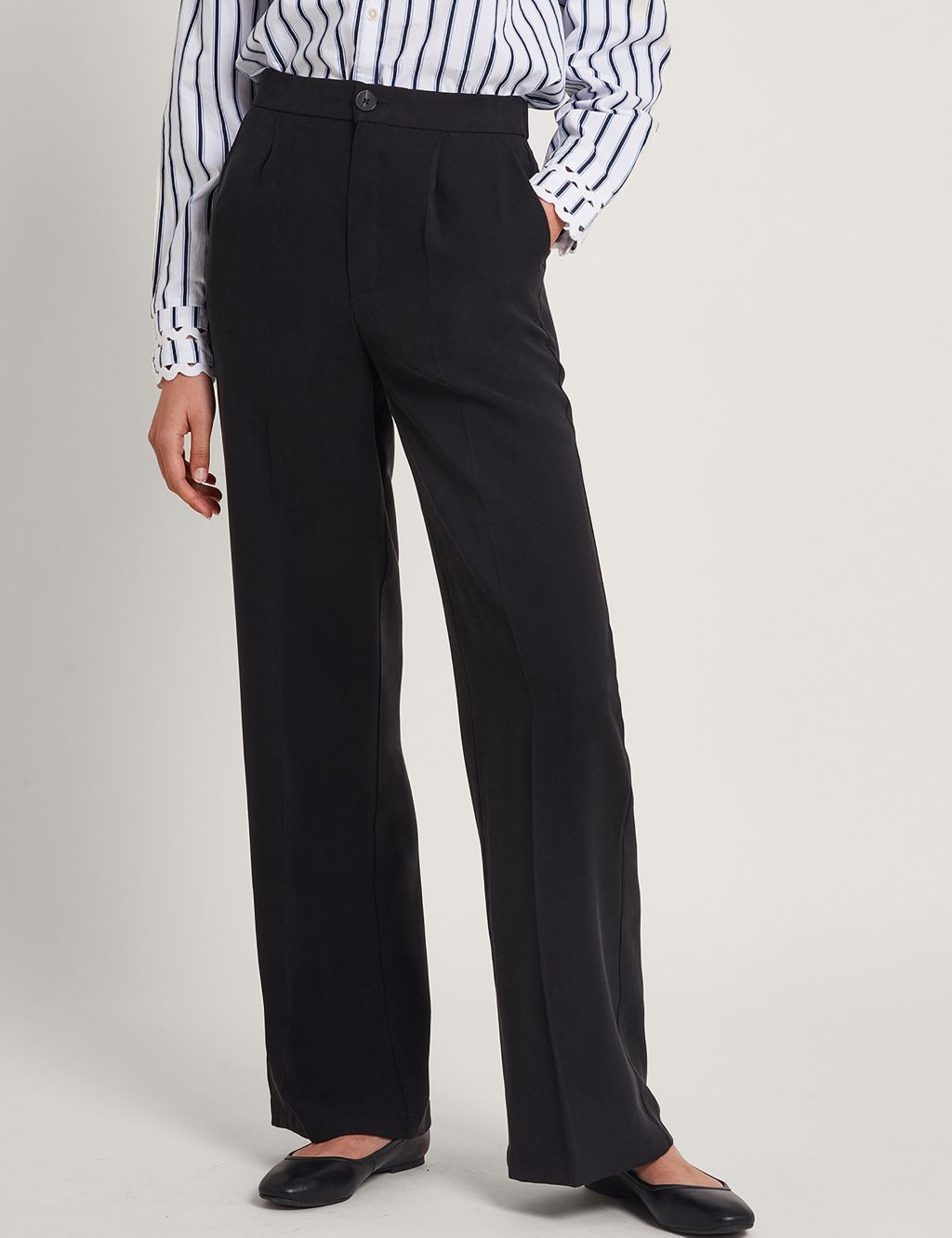 Tailored Wide Leg Trousers 3 of 5