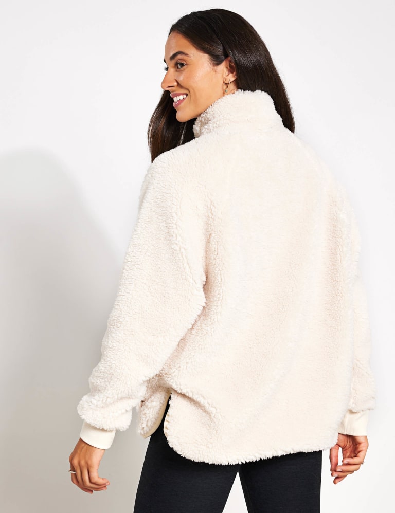 Take Flight Funnel Neck Fleece Jacket Beyond Yoga M&S