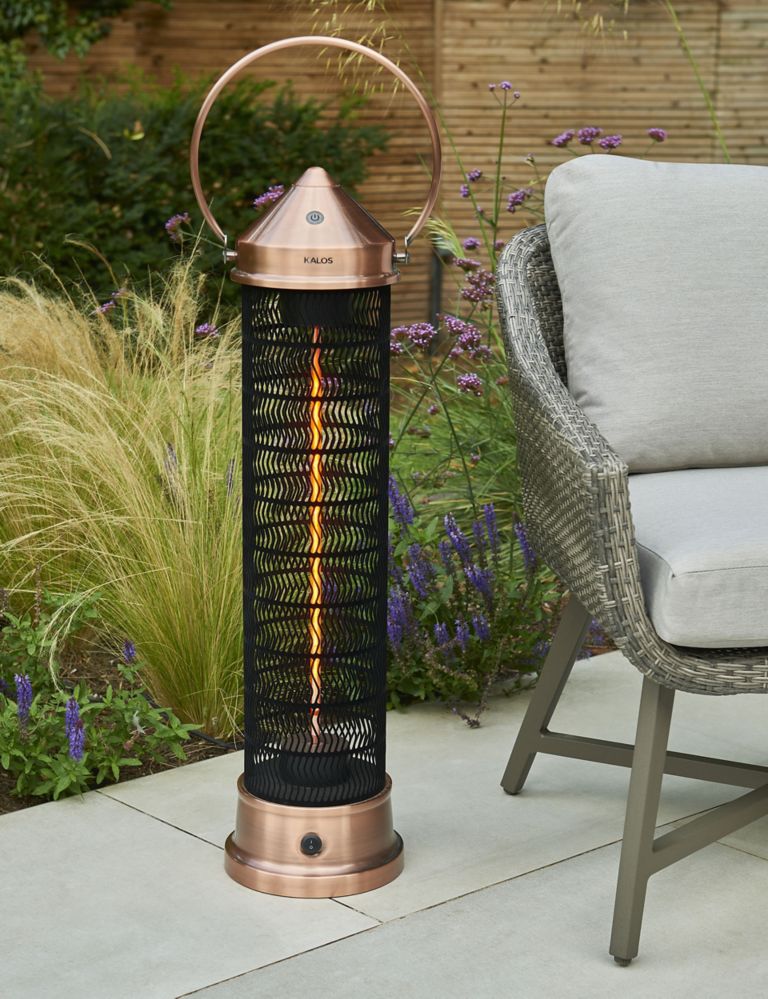 Tall Copper Lantern Patio Heater 1 of 1
