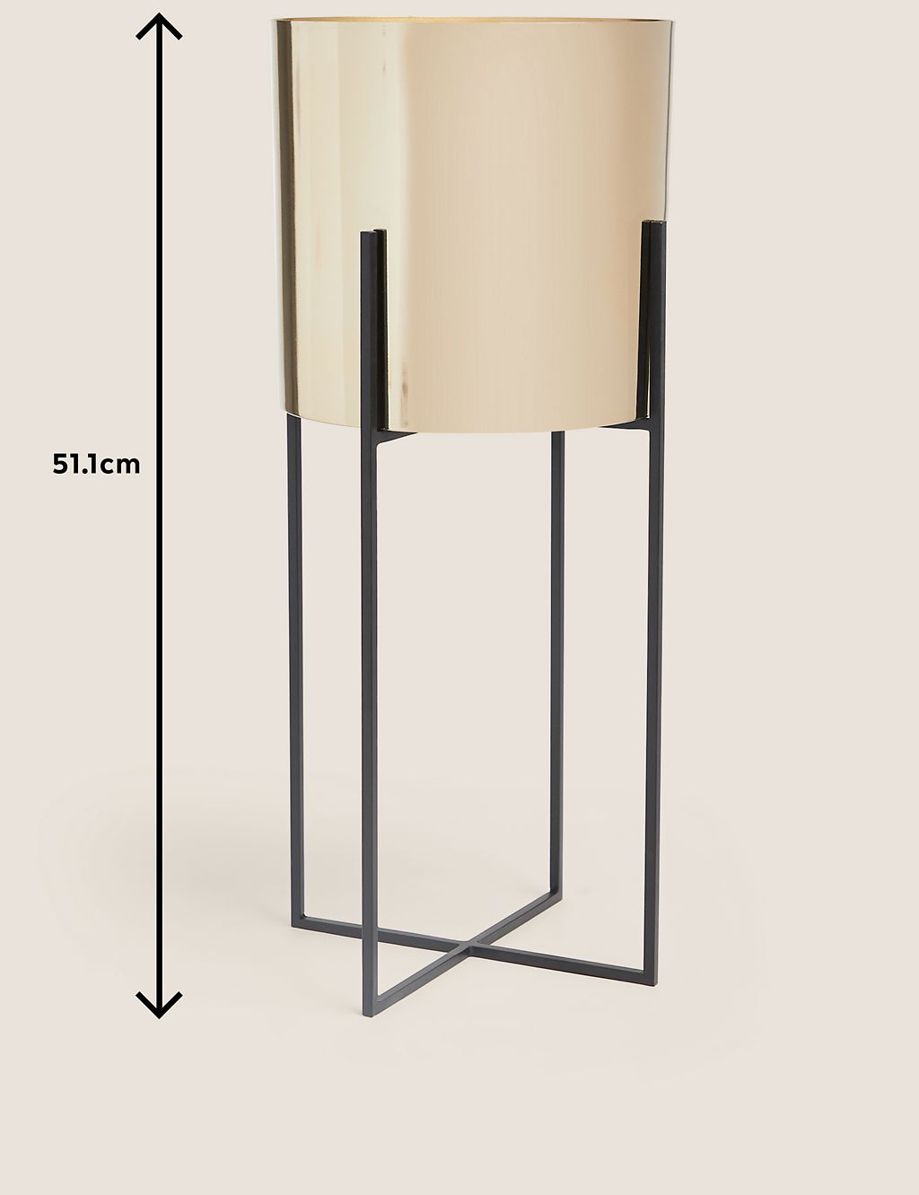 Tall Metal Planter with Stand 4 of 4