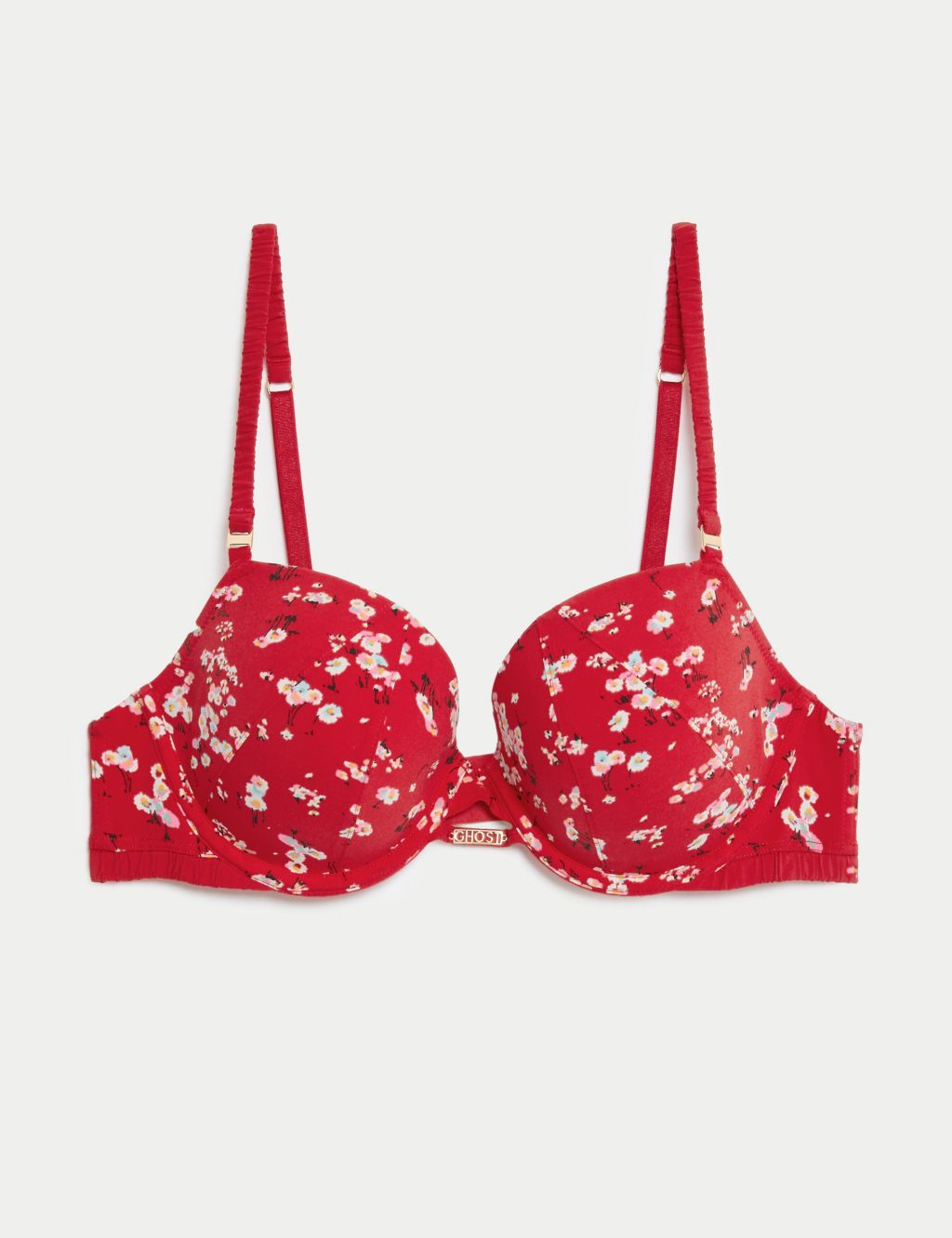 Tammy Floral Print Wired Balcony Bra A-E | M&S X GHOST | M&S
