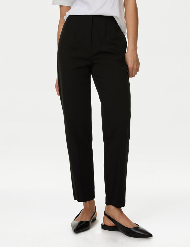 Tapered Ankle Grazer Trousers, M&S Collection