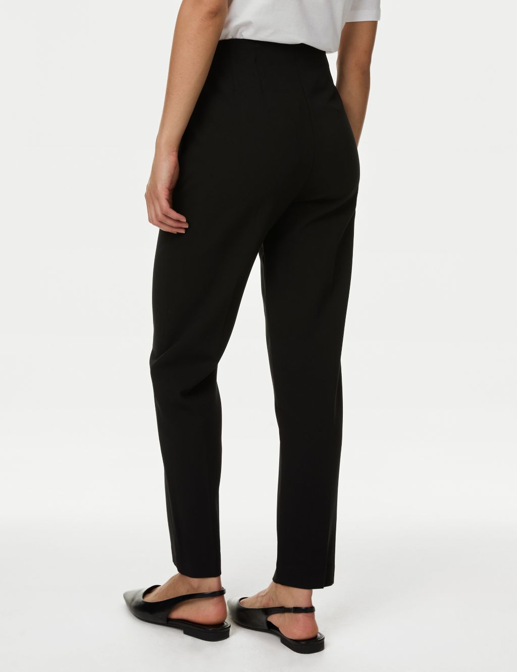 Tapered High Waist Trousers