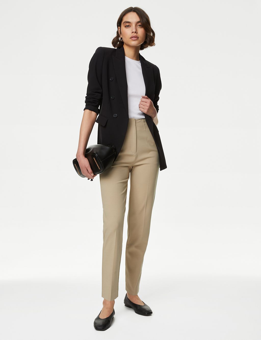 Tapered Ankle Grazer Trousers 3 of 6