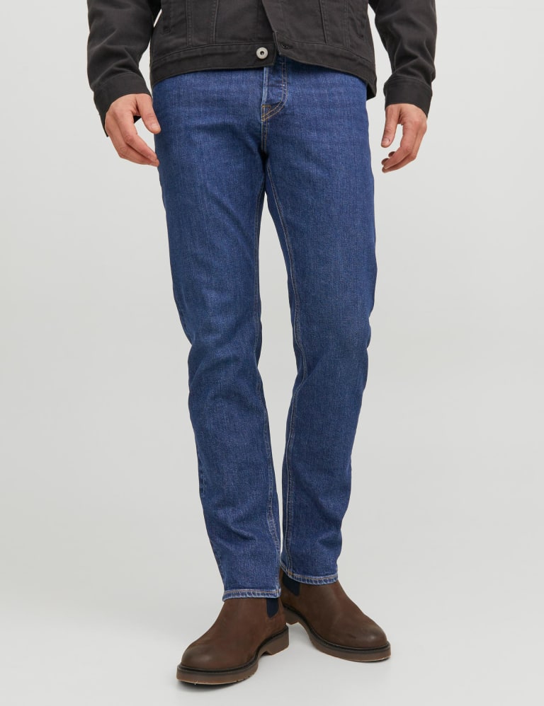 Marks and spencer tapered jeans hotsell