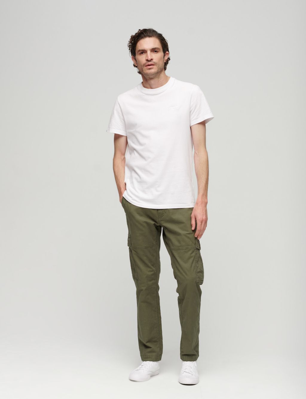 Tapered Fit Cargo Trousers | Superdry | M&S
