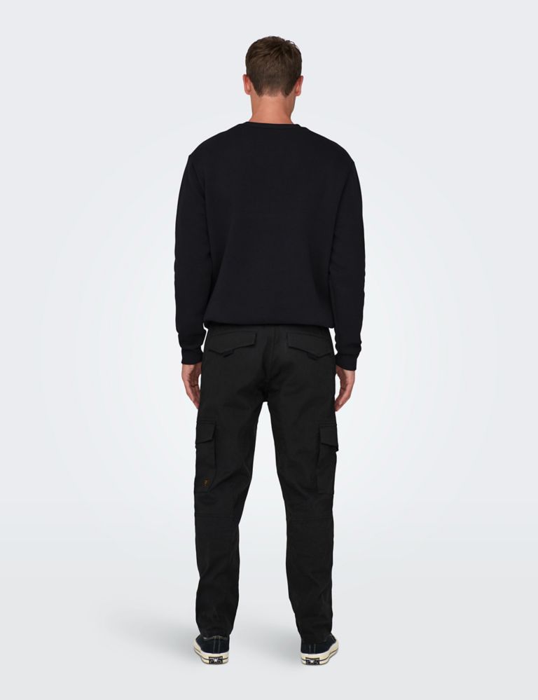 Tapered Fit Cargo Trousers 4 of 8
