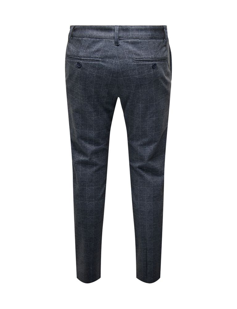Tapered Fit Checked Trousers 6 of 6