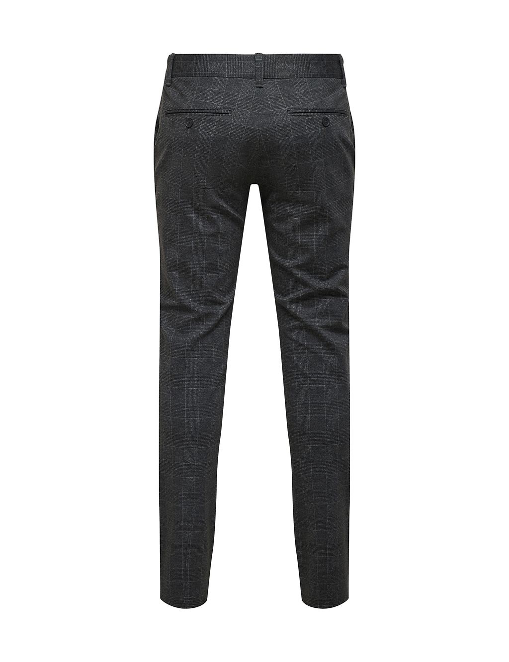 Tapered Fit Checked Trousers | ONLY & SONS | M&S