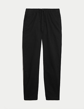 Tapered Fit Elasticated Waist Trousers Image 2 of 6