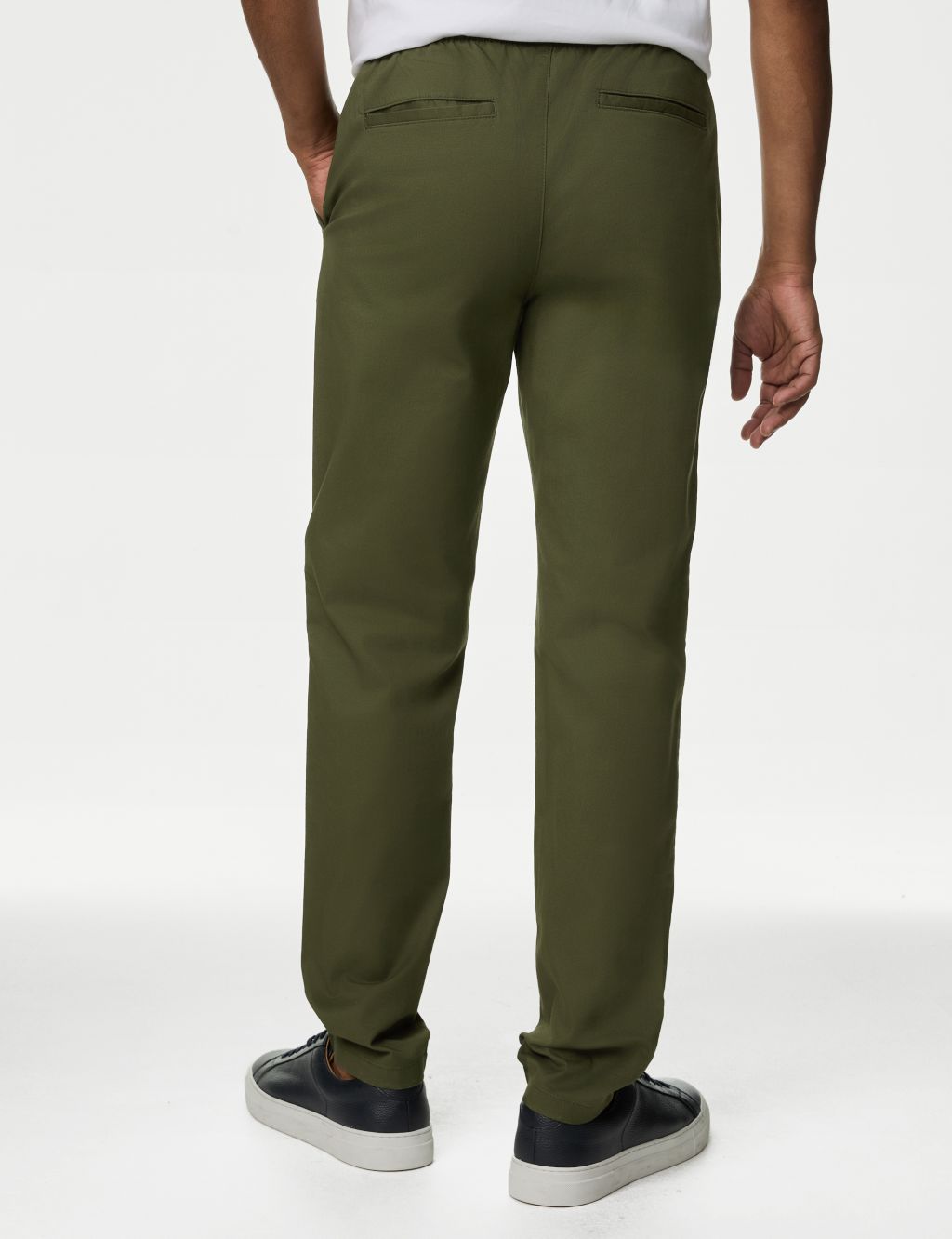 Tapered Fit Elasticated Waist Trousers 6 of 6