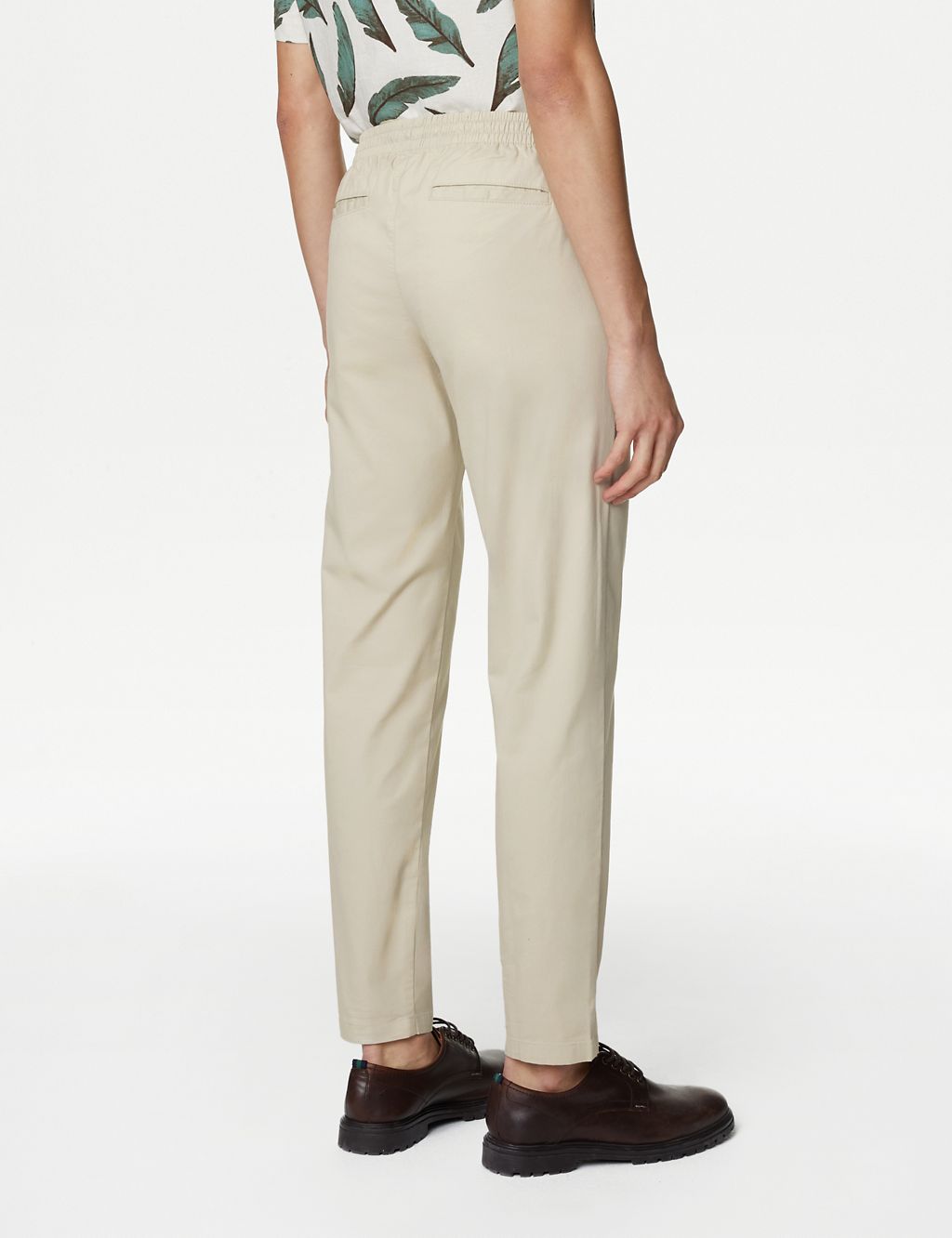 Tapered Fit Elasticated Waist Trousers 6 of 6