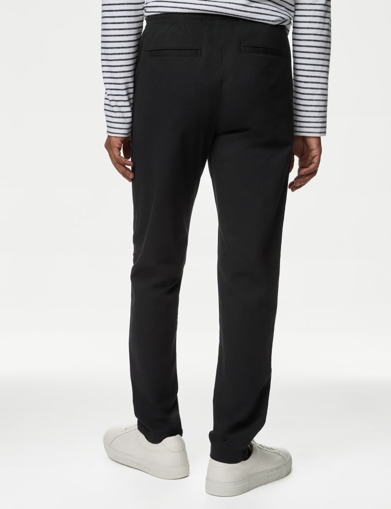 ABC Slim-Fit Tapered Recycled-Warpstreme™ Drawstring Trousers