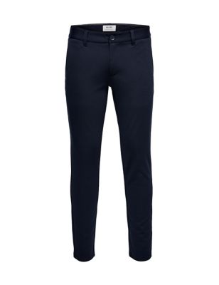 Tapered Fit Flat Front Trousers Image 2 of 7