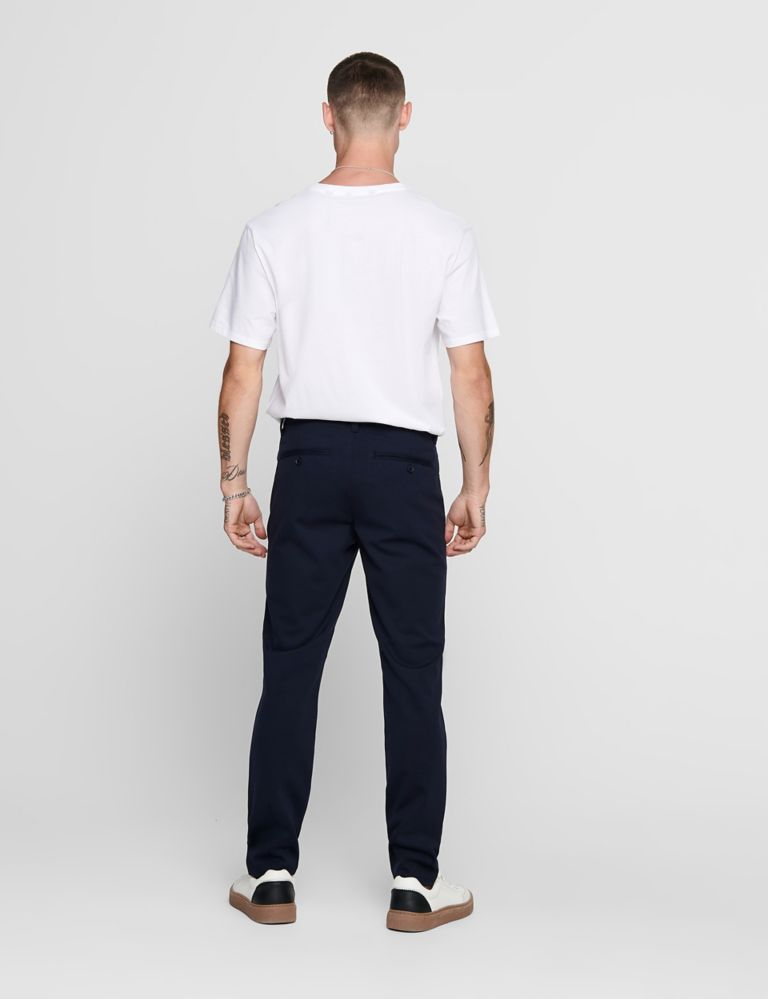 Tapered Fit Flat Front Trousers 6 of 7