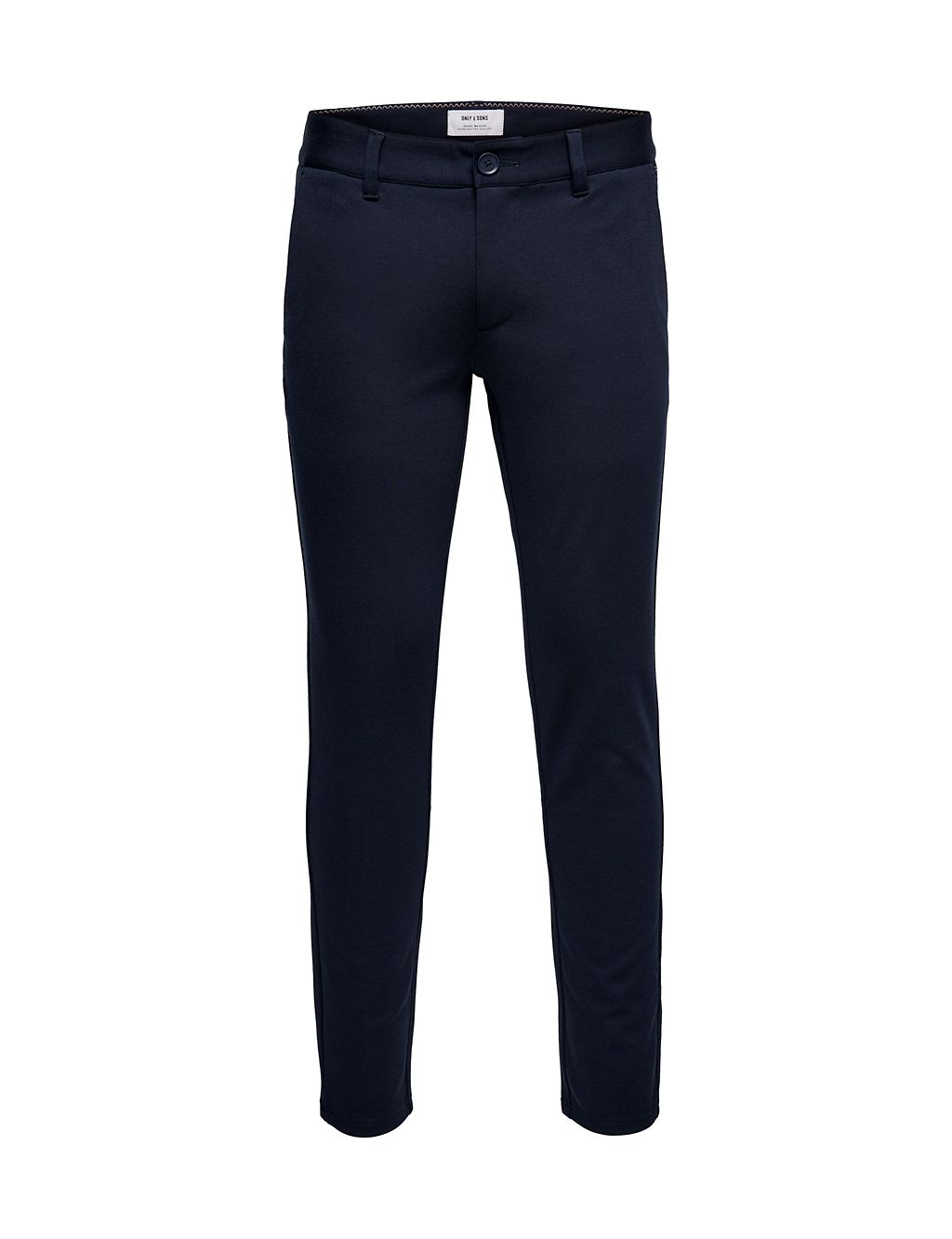 Tapered Fit Flat Front Trousers 1 of 7