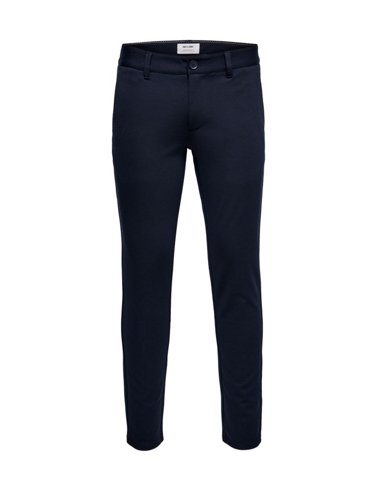 Tapered Fit Flat Front Trousers 2 of 7