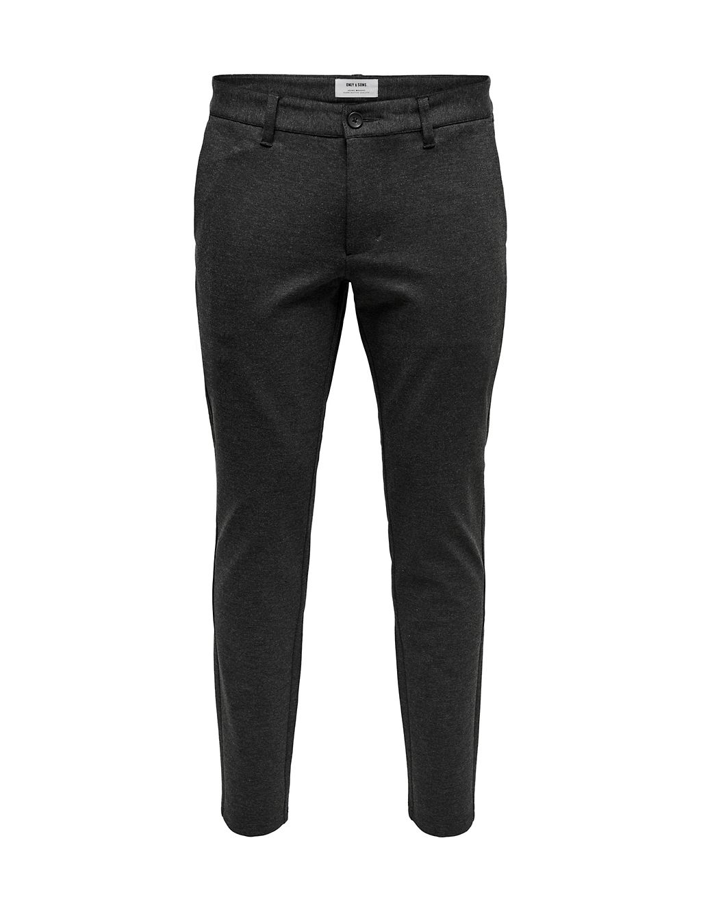 Tapered Fit Flat Front Trousers 1 of 6