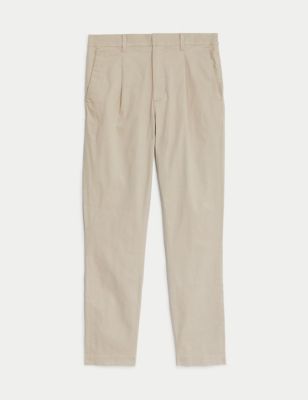 Tapered Fit Half-Elasticated Waist Chinos Image 2 of 8