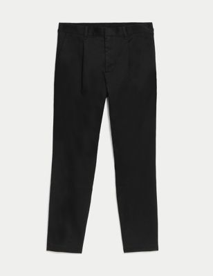 Tapered Fit Half-Elasticated Waist Chinos Image 2 of 5
