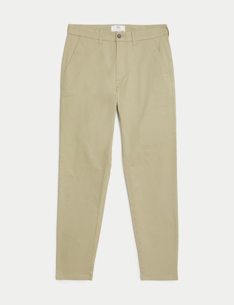 Tapered Fit Stretch Chinos 3 of 7