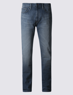 Tapered Fit Stretch Jeans Image 2 of 3