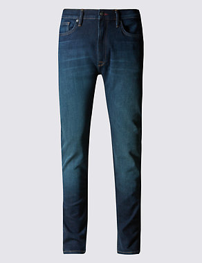Tapered Fit Stretch Jeans Image 2 of 3