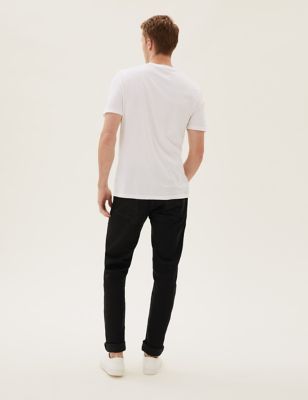 m&s tapered jeans
