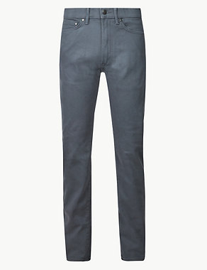 Tapered Fit Stretch Jeans with Stormwear™ Image 2 of 6