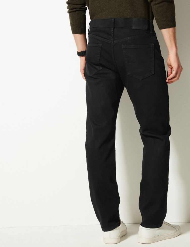 Tapered Fit Stretch Jeans with Stormwear™ 4 of 6