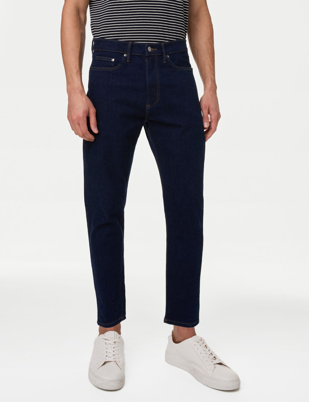 Tapered Fit Stretch Jeans 2 of 7
