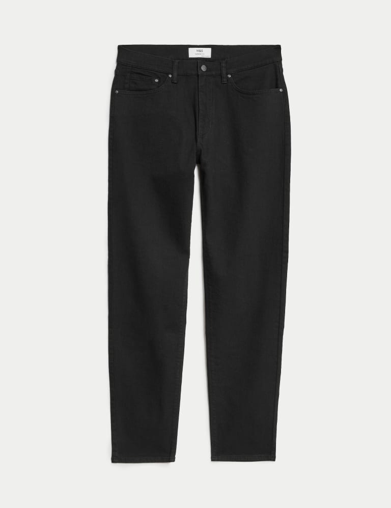 Tapered Fit Stretch Jeans M S Collection M S