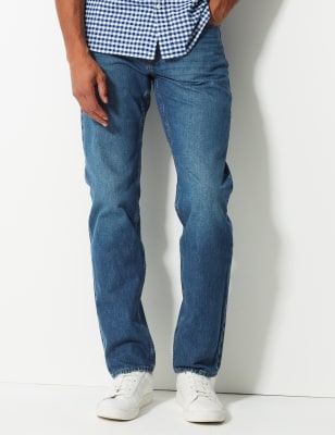 marks and spencer tapered jeans