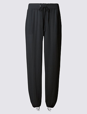 Tapered Leg Harem Trousers Image 2 of 4