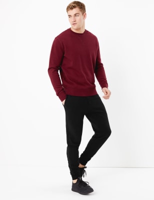 m&s tapered joggers