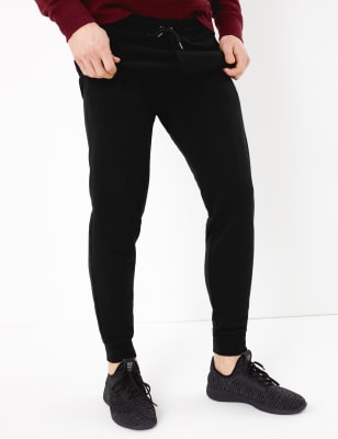 m&s tapered joggers