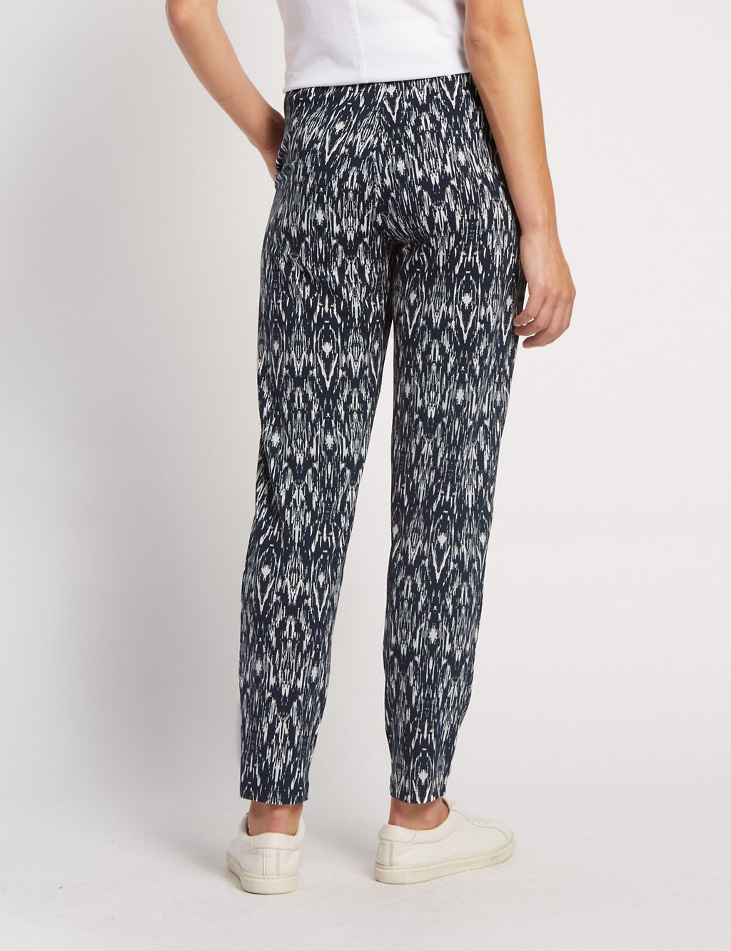 Tapered Leg Printed Trousers 2 of 3
