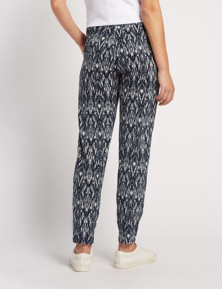 Tapered Leg Printed Trousers 3 of 3