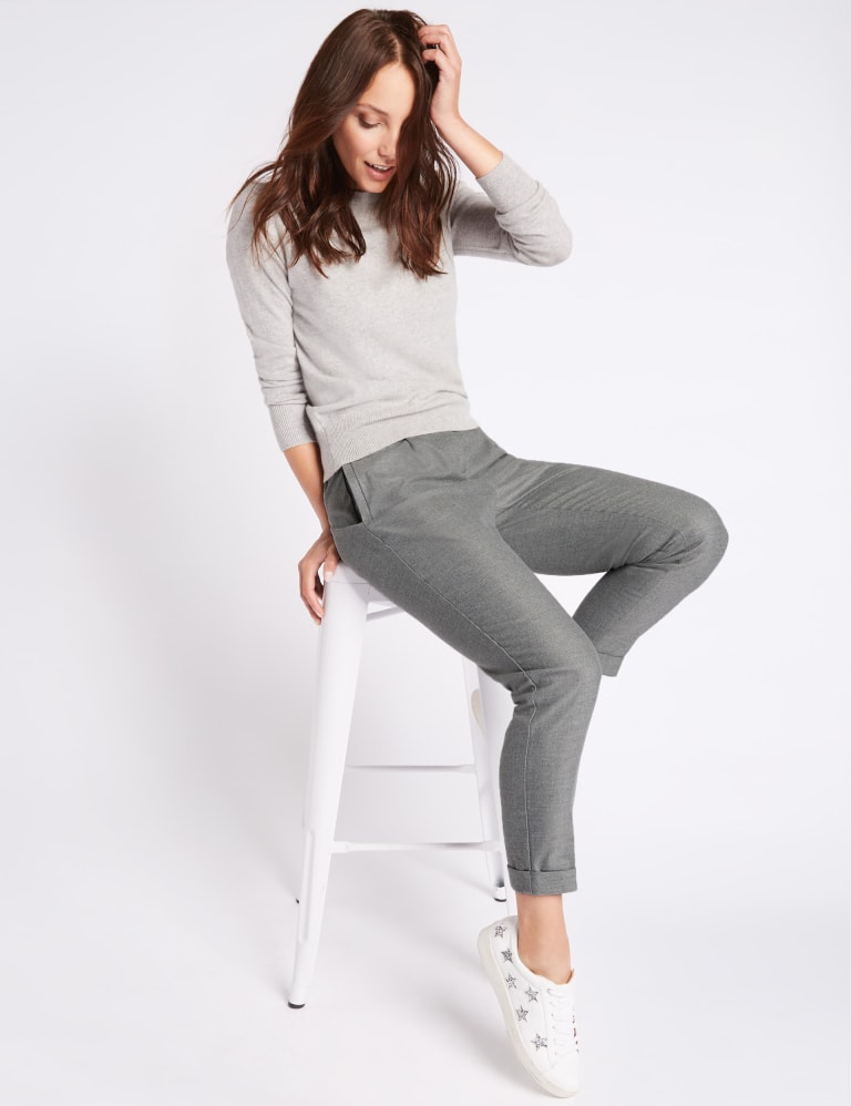 Tapered Leg Trousers M&S Collection M&S