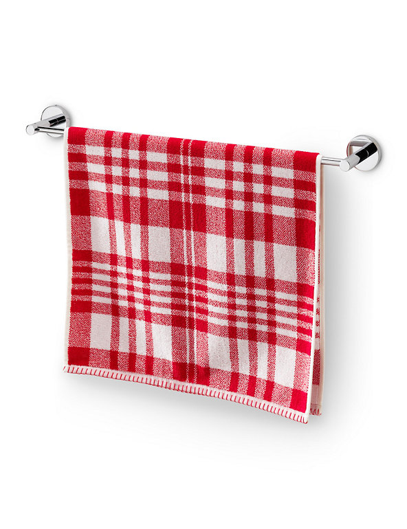 Tartan Checked Towel Image 1 of 2