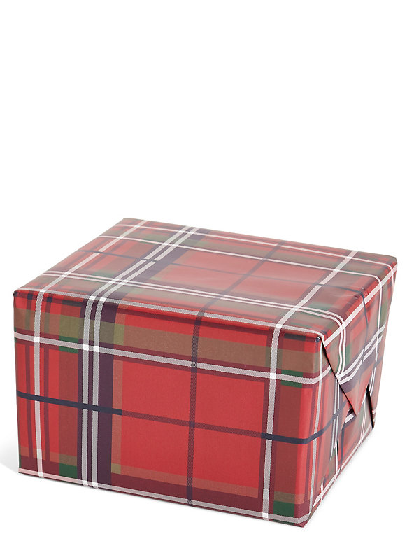 Tartan Christmas Wrapping Paper 4m Image 1 of 2