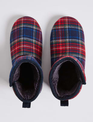 Tartan boot 2024 slippers